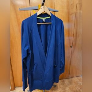 Ideology Navy Long Sleeve Top